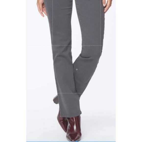 NYDJ Women's Jeans Marilyn Straight Leg Size 2 Vintage Pewter Gray NWT - Picture 4 of 6